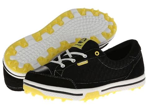 New Crocs Women's Ladies Drayden Golf Shoes 15372 - Black/Burst 4 ...