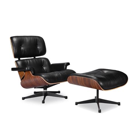 Eames Lounge Chair & Ottoman Black Leather | Office Chairs Canada