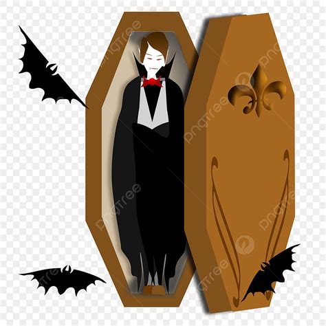 Vampire Coffin Clipart