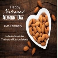 National almond day 2023 Template | PosterMyWall