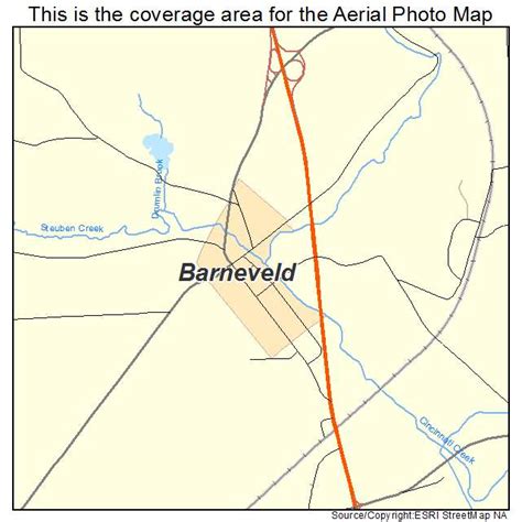 Aerial Photography Map of Barneveld, NY New York