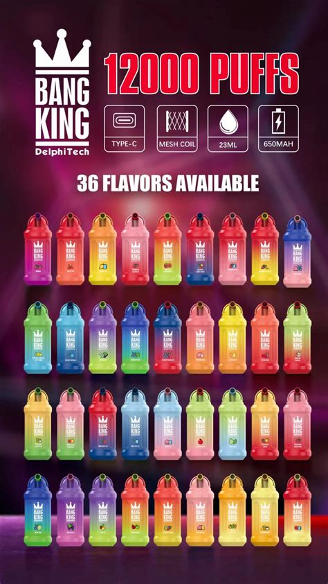 12k puffs 36 flavors disposable pod - Starstone Custom