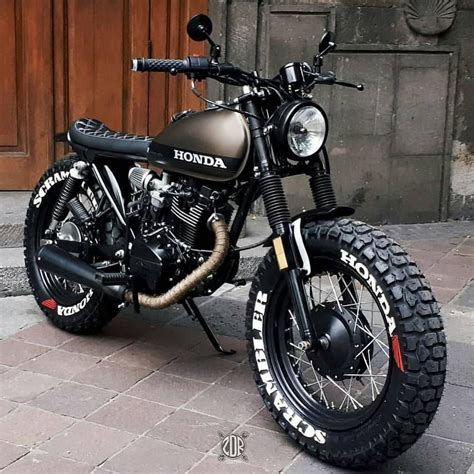 HONDA CGL 125 by @zdrcustom #streetscrambler #triumphbonneville # ...