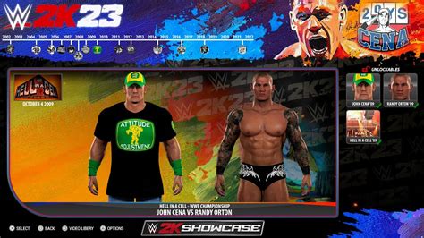 WWE 2K23 John Cena Showcase - ALL 14 Matches Gameplay PS5 - YouTube