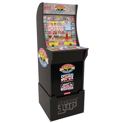 Arcade 1Up Street Fighter II Cabinet Including Riser - Retro Gaming UK