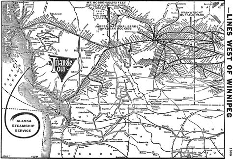 Canadian National Railway System Map