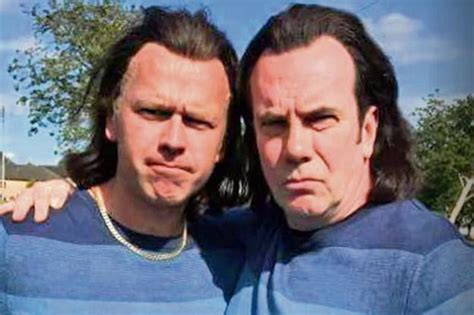 Still Game's Boaby the barman poses for snap with his stunt double as they film scenes for new ...