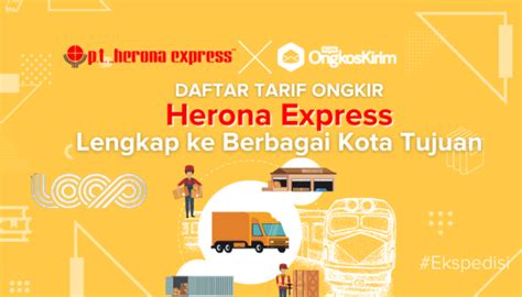 List Ongkir Tarif Herona Express Terlengkap Ke Berbagai Daerah