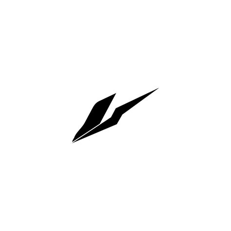 a black and white logo with a lightning bolt 37761804 Vector Art at ...