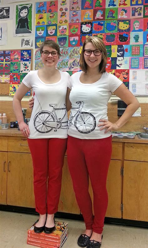 Spirit Week: Twin day _ Tshirts stencil made with freeze paper | Twin ...