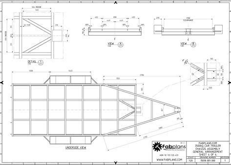 Image result for Tilt Trailer Plans Blueprints | Trailer plans, Car trailer, Trailer build