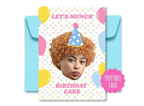 Ice Spice Birthday Card Ice Spice Card Rapper Birthday Card Munch Boy's A Liar - Etsy