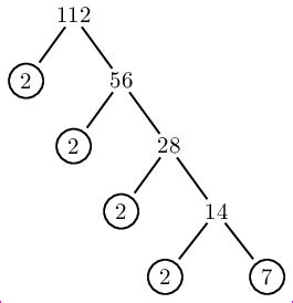 tikz pgf - How to automatically draw tree diagram of prime ...