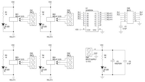 4-channel-large-current-relay-board-schematic - Electronics-Lab.com