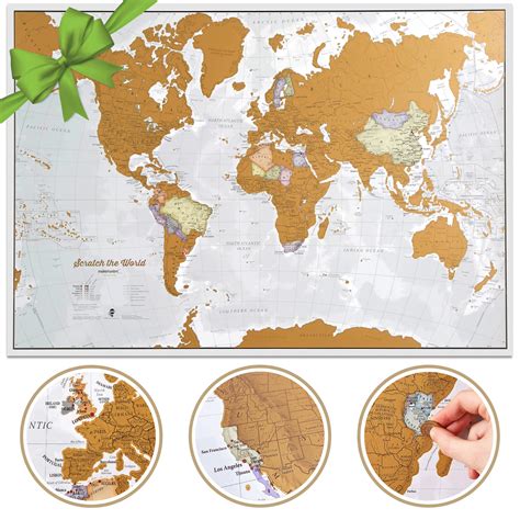 Buy Scratch The World ® Travel - Scratch Off World - X-Large 23 x 33 - s International - 50 ...