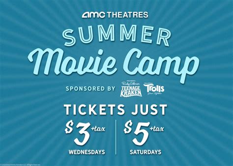 AMC Theatres brings back ‘Summer Movie Camp’ with $3 and $5 movie ...