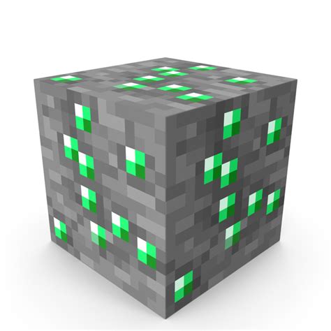 Minecraft Emerald Ore PNG Images & PSDs for Download | PixelSquid - S112644946