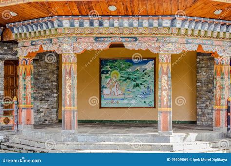 Thimphu, Bhutan - September 10, 2016: Traditional Bhutanese Temple ...