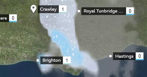 Sussex weather: BBC Weather forecast snow to fall in Sussex as temperatures plunge to -4C ...