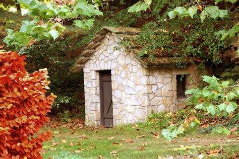 Stone Hut In Woods Free Stock Photo - Public Domain Pictures