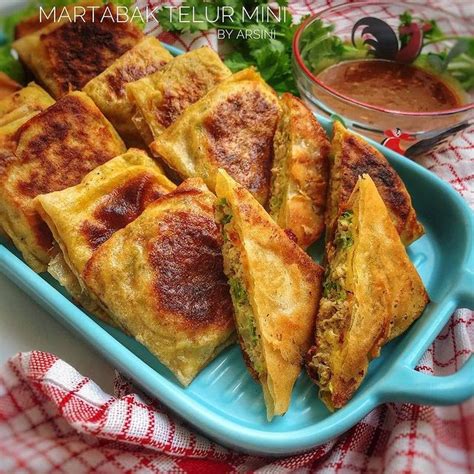 20 Resep martabak telur mini, enak dan mudah dibuat