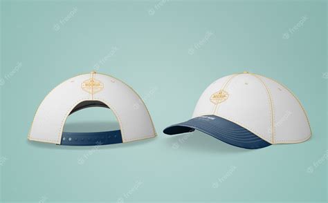 Premium PSD | White cap with company logo