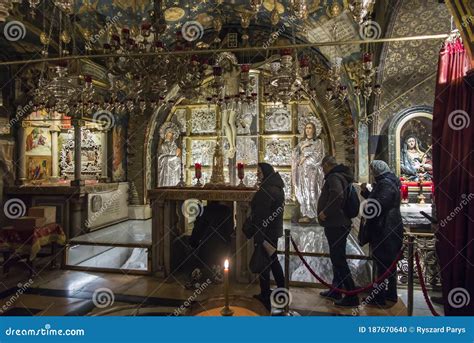 Jerusalem.Golgotha.Jesus On The Cross. Editorial Image | CartoonDealer ...