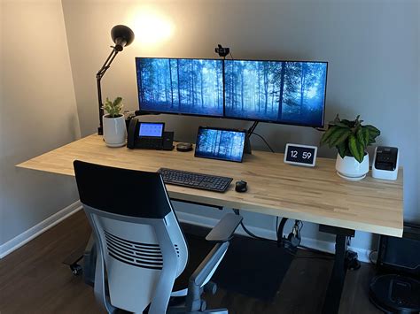 Work from home office finally done! : r/Workspaces