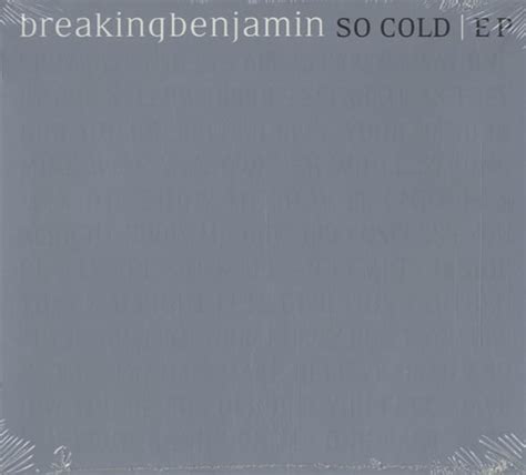 Breaking Benjamin So Cold Ep USA 5" Cd Single 2061-62496-2 So Cold EP Breaking Benjamin 2061 ...