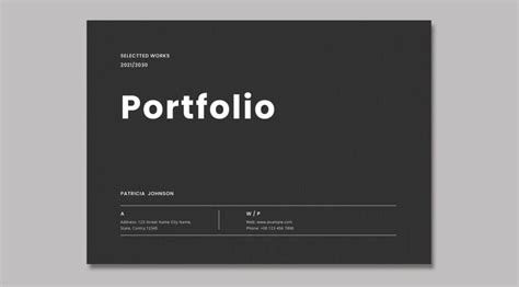 Minimal Portfolio Template by PixWork