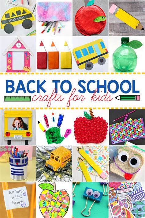 50 Fun Back to School Crafts for Kids – Open Edutalk