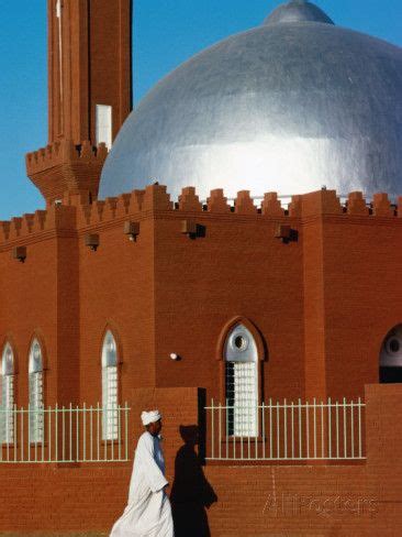 "Man Walking Past Silver-Domed Mosque, Omdurman, Khartoum, Sudan" Photographic Print - Eric ...