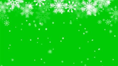 Animated Green Screen Video Snow Falling Stock Footage Video (100% ...