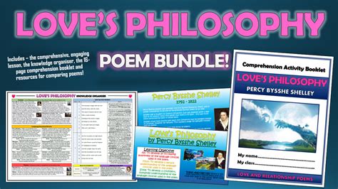 Love's Philosophy Poetry Bundle! | Teaching Resources