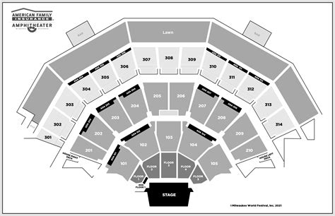 Orion Amphitheater Seating Chart With Seat Numbers