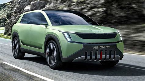 Skoda Vision 7S Concept Debuts With 7 Seats, Up To 373 Miles Of EV Range