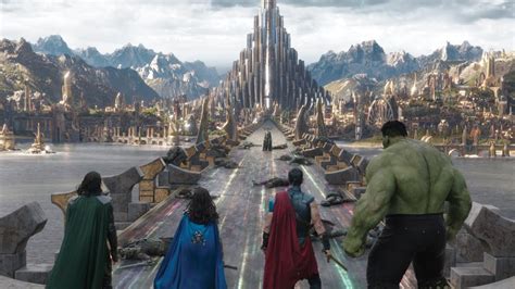 Asgard Thor Movie Rainbow Bridge