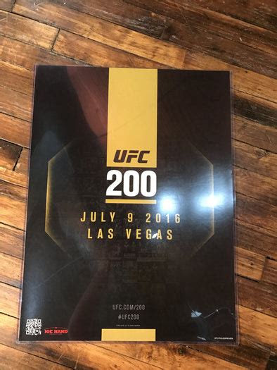 UFC 200 poster Las Vegas Nevada 7/9/2016 – Sold Out Posters