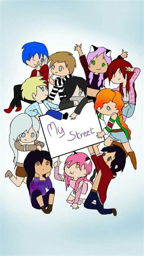 Mystreet fan art | Aphmau, Aphmau characters, Aphmau wallpaper