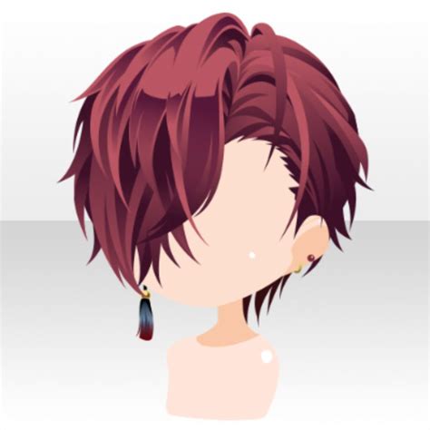 Reciting With You in the Glowing Red World | Anime boy hair, Manga hair, Chibi hair