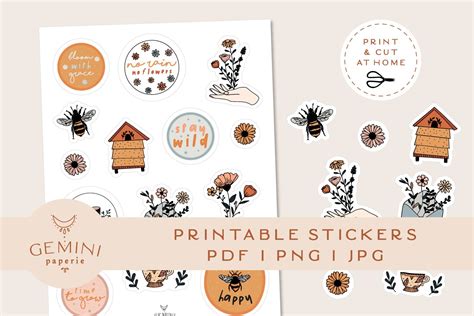 Printable Sticker Designs