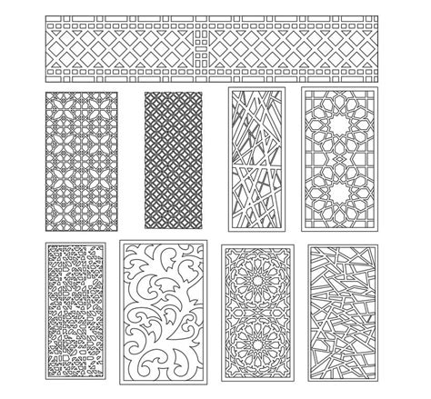 Cnc Jali Pattern Design