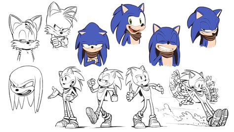 Sonic Boom Character Designs