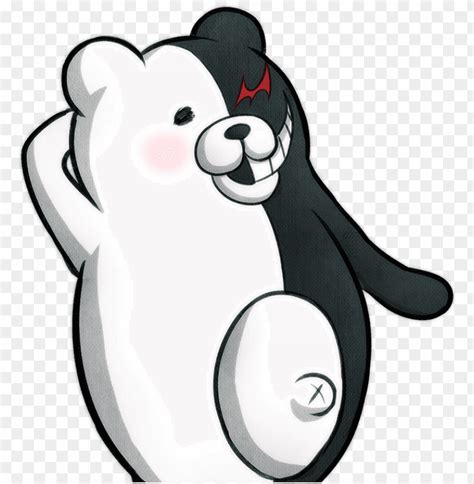 13 - monokuma sprites trigger happy havoc PNG image with transparent background | TOPpng