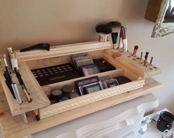 Rustic Wooden Makeup Organizer/Holder FREE by LittleWoodCreations