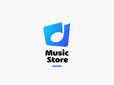 Music Store Logo Concept by Bordo on Dribbble