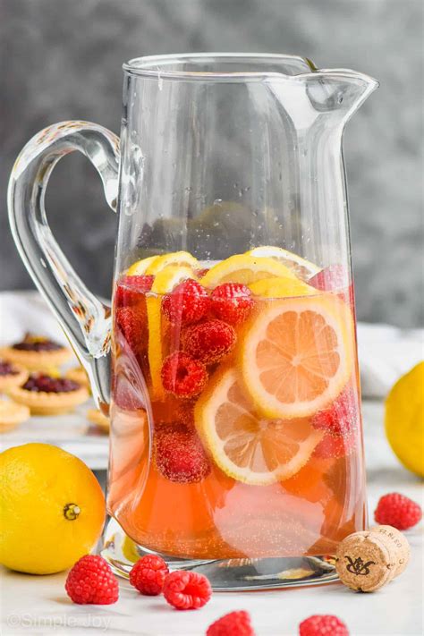 Sparkling Rosé Sangria - Simple Joy