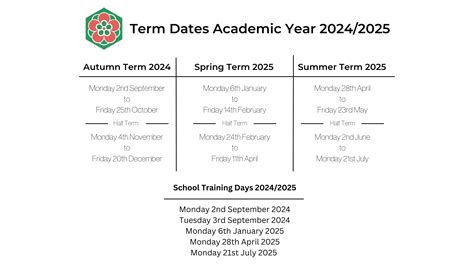 Term Dates - Town Junior School