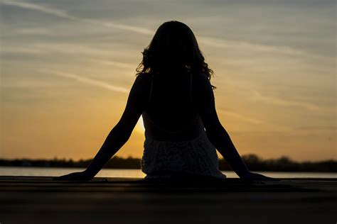 Woman silhouette in sunset Photograph by Newnow Photography By Vera ...