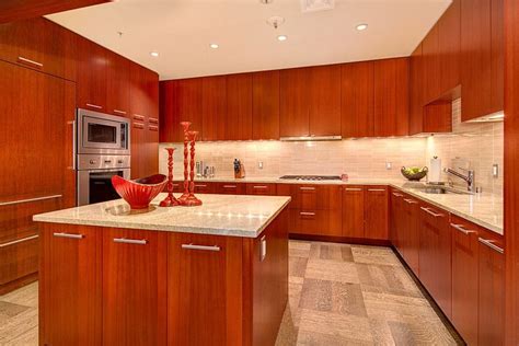 Light Cherry Wood Cabinets